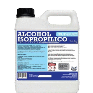 2 Alcohol Isopropílico 99% (Anhidro) Desinfección Limpieza Total, 1 Litro